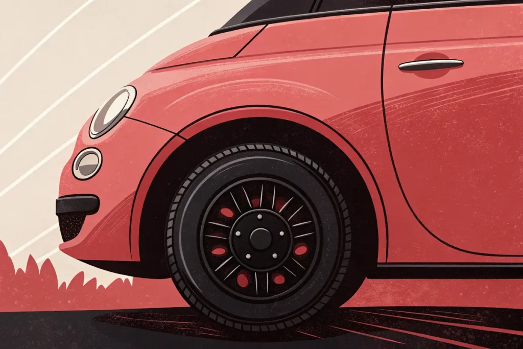 Pression pneu Fiat 500 : quelles valeurs adopter et pourquoi les contrôler