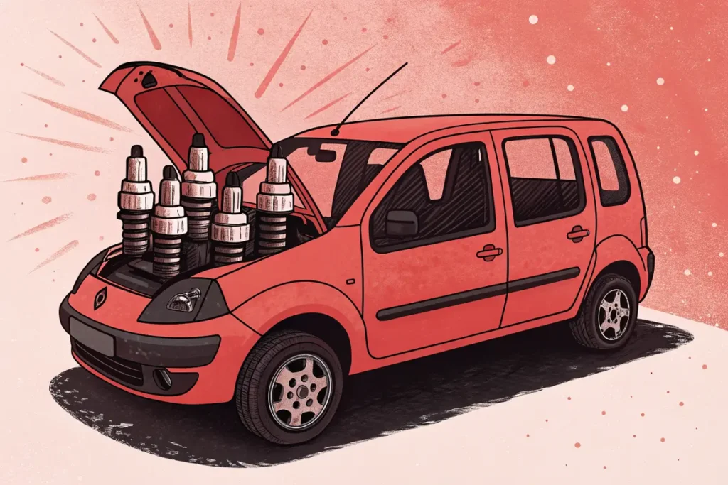 Quand changer les bougies d’un Renault Kangoo essence ? Coût, fréquence et signes d’usure
